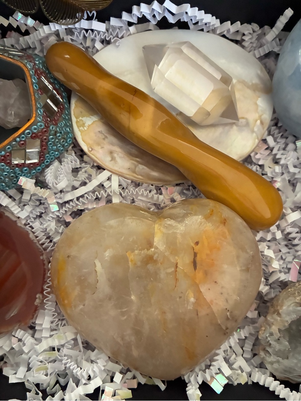 🔮 13 Piece Healing Crystal Gift Box - New Tie Dye Tote Bag Included 🎁 - Picture 5 of 17